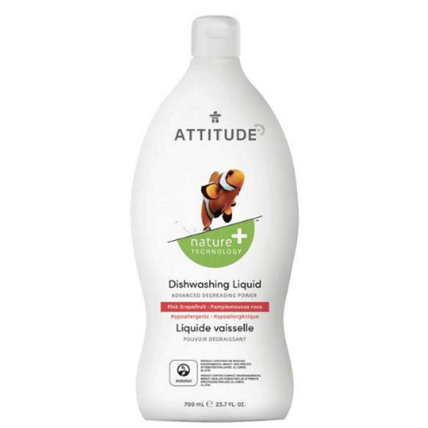 Attitude - Pink Grapefruit Dishwashing Liquid