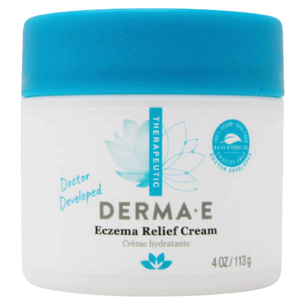 Derma E Therapeutic Eczema Relief Cream - front of product-bottle