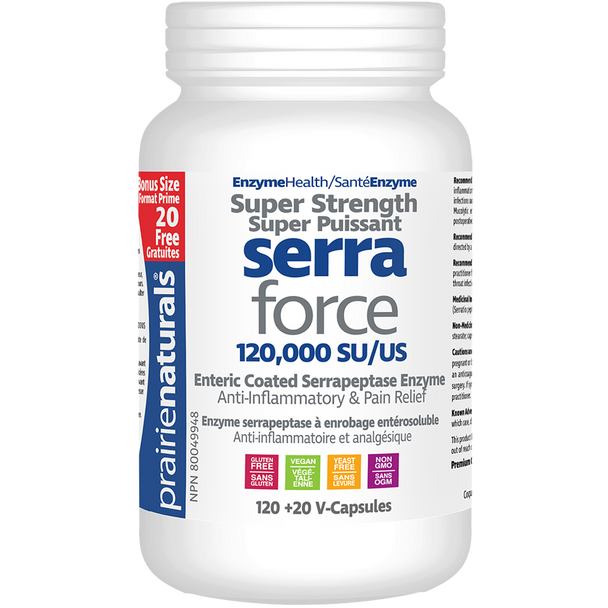 Prairie Naturals Super Strength Serra-Force Capsules