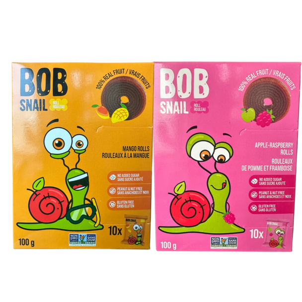 Bob Snail 100% Real Fruit Roll - both flavours