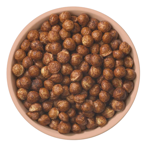 Farm Girl Chocolate Puffs Cereal - bowl of cereal