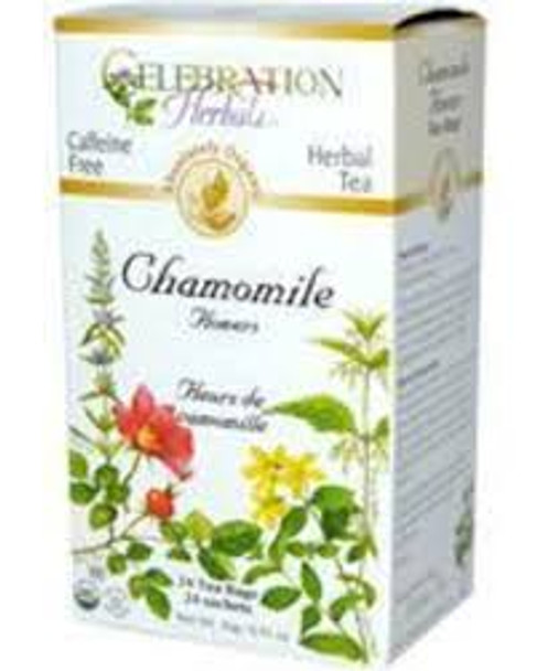 Celebration Herbals Chamomile Flowers Herbal Tea 24 tea bags