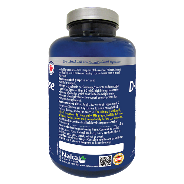 Naka-D-Mannose Powder Supports Urinary Tract - Back
