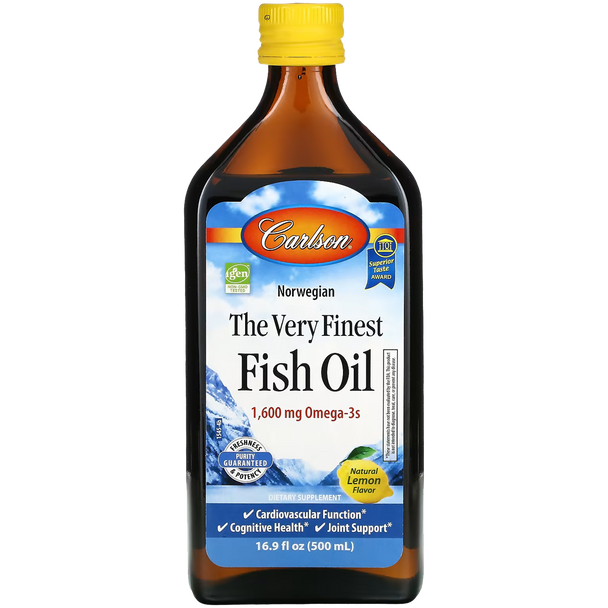 Carlson Norwegian Very Finest Natural Lemon Fish Oil