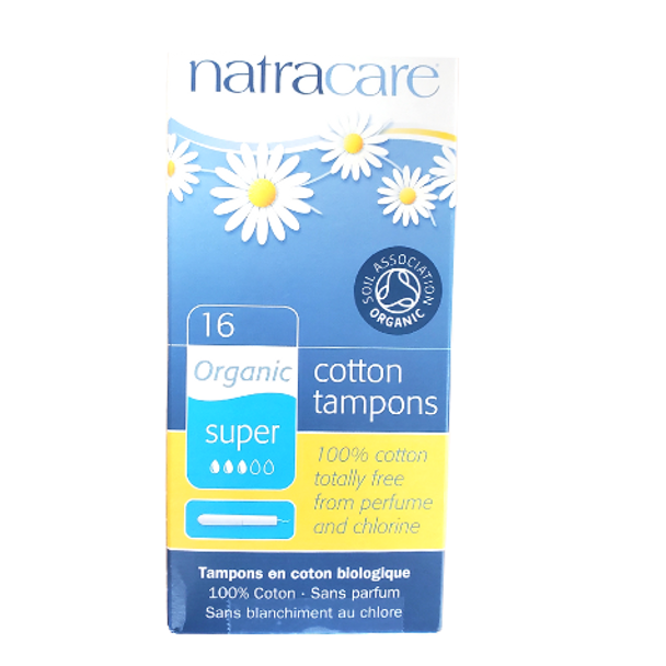 Natracare - Super Absorbent Organic Cotton Tampons Old Look