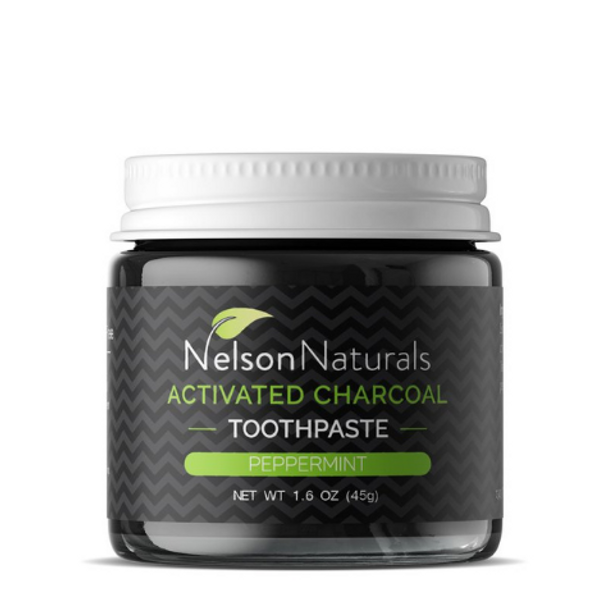 Nelson Naturals - Peppermint Activated Charcoal Toothpaste