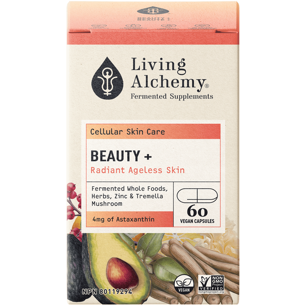 Living Alchemy Fermented Supplements Beauty + Capsules - Front