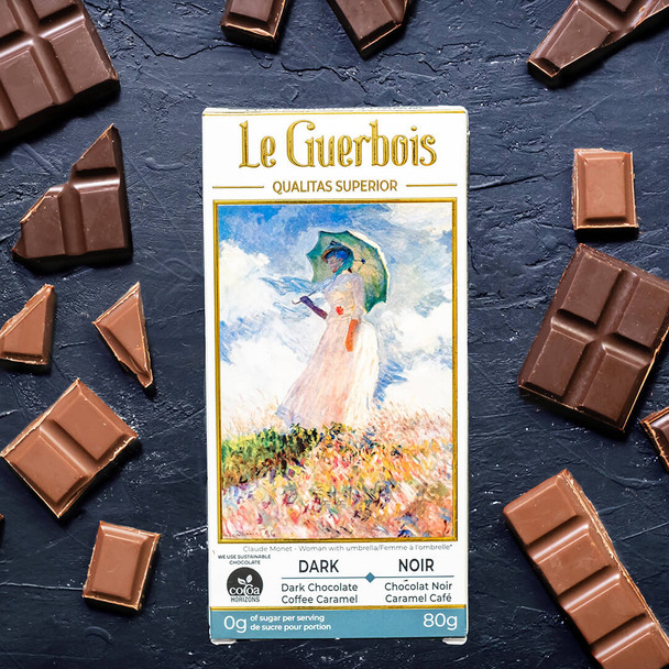 Le Guerbois Qualitas Superior Chocolate Bars -  Dark Chocolate Coffee Caramel