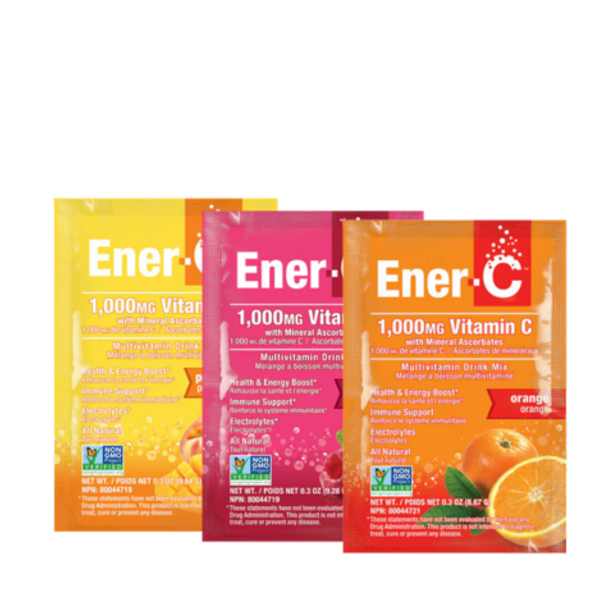 Ener-C 1000 MG Vitamin C Multivitamin Drink Mix - 3 flavours