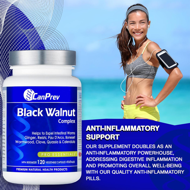 Canprev Pro Essentials Black Walnut Complex - Anti - Inflammatory