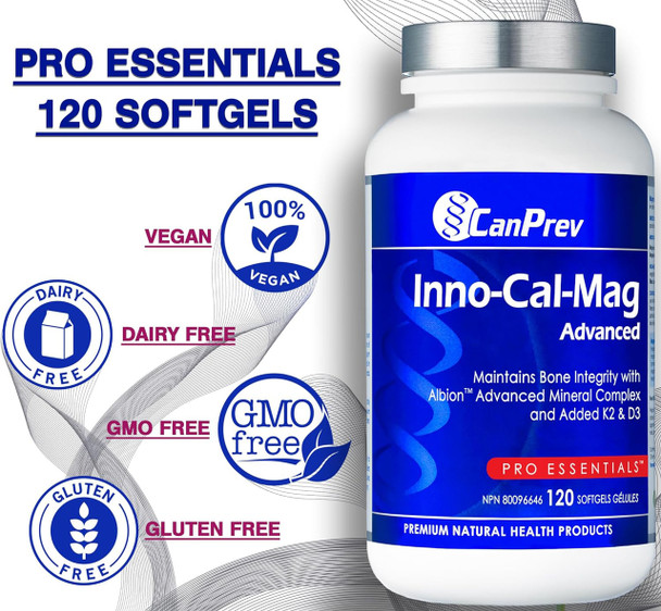 Canprev Pro Essentials Inno-Cal-Mag Advanced - Gluten free