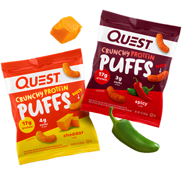 Quest Crunchy Baked Protein Puffs