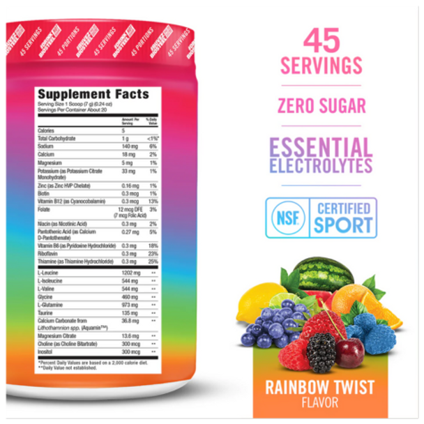 BioSteel Hydration Mix Variety of Flavours 315 grams - Rainbow Twist Label