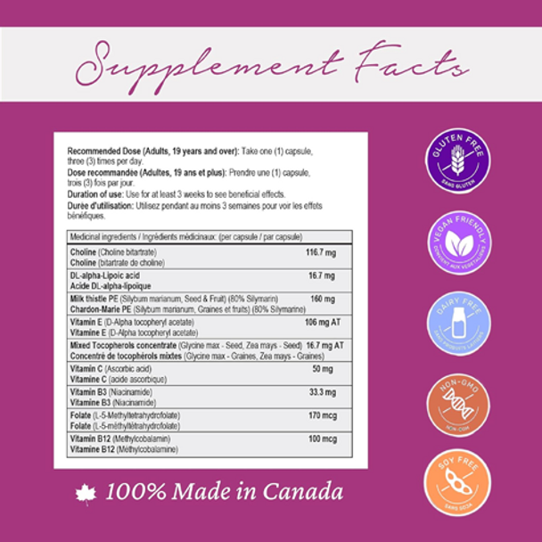 Nanton Nutraceuticals Alpha-Lipo Liver - Ingredients