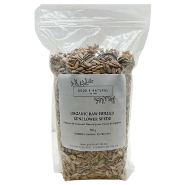 Good n' Natural Organic Raw Hulled Sunflower Seeds - front of product