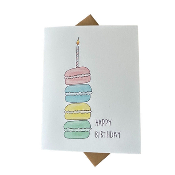 Little May Papery Greeting Cards Macaron Birthday