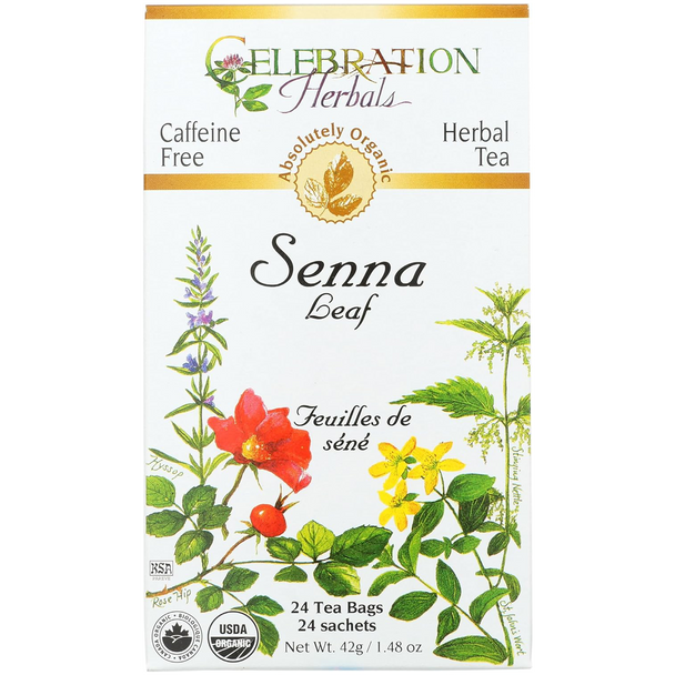 Celebration Herbals Senna Leaf Organic Herbal Tea