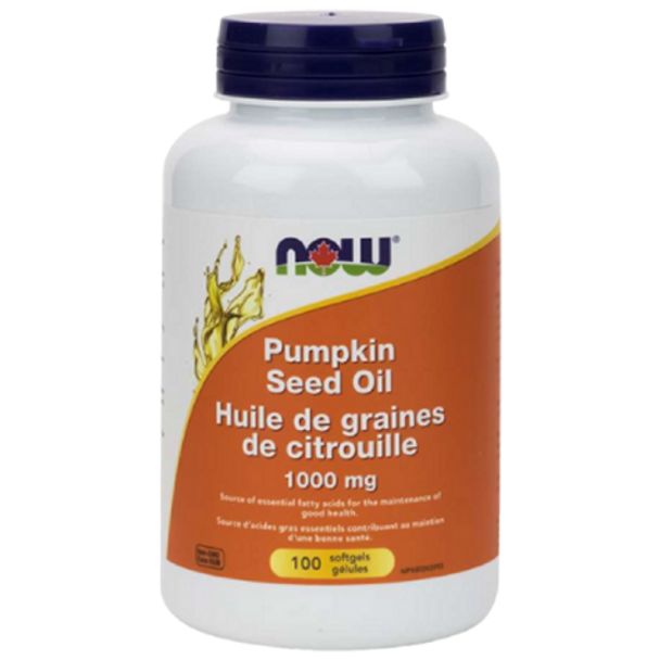 NOW Pumpkin Seed Oil 1000 mg - front of product