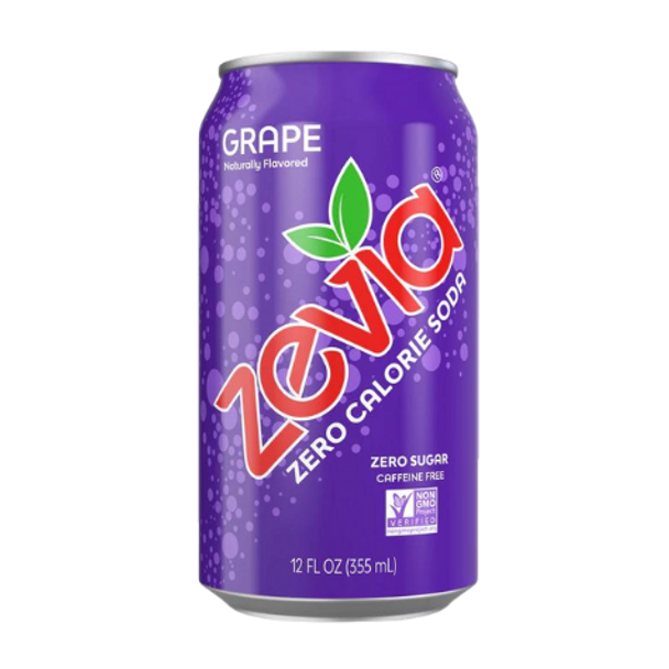 Zevia - Grape Zero Calorie Soda Can