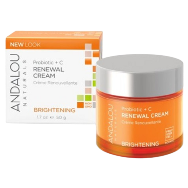 Andalou Naturals Brightening Probiotic +C Renewal Cream - front of product