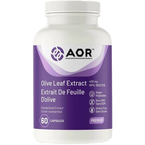 AOR Olive Leaf Extract Classic Series Capsules