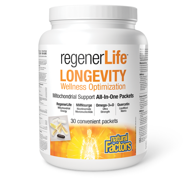 Natural Factors regenerLife Longevity Kit