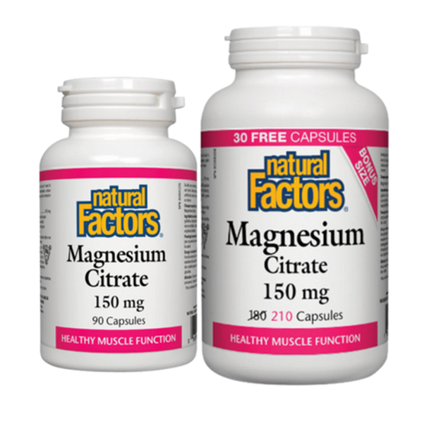 Natural Factors Magnesium Citrate 150mg