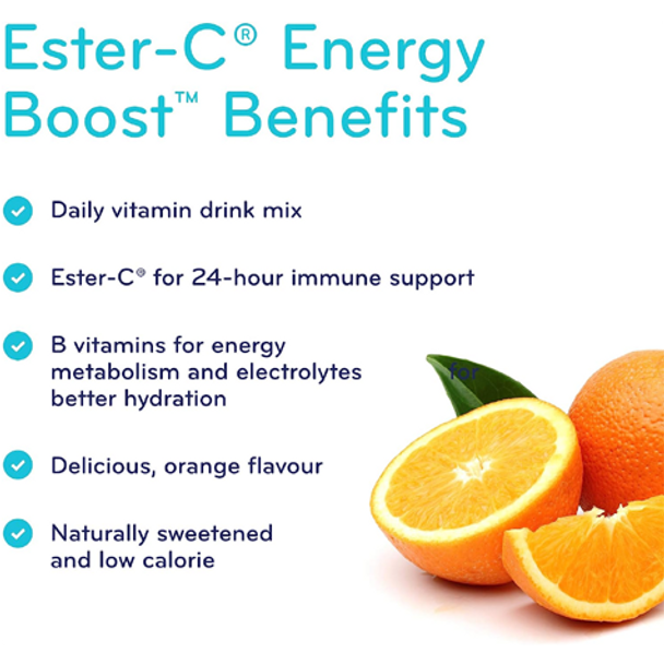 SISU Ester-C Energy Boost  - product benefits