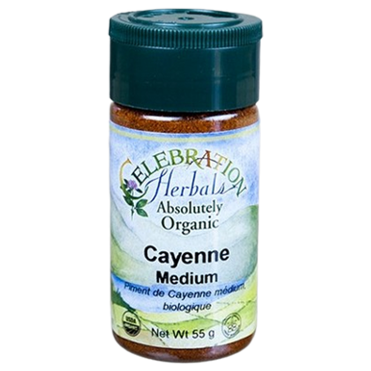 Celebration Herbals Absolutely Organic Cayenne Pepper Medium Powder | 55 grams