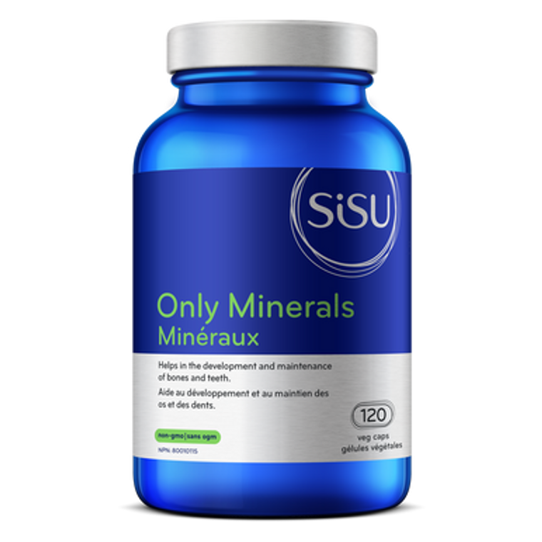SISU Only Minerals Capsules - front label