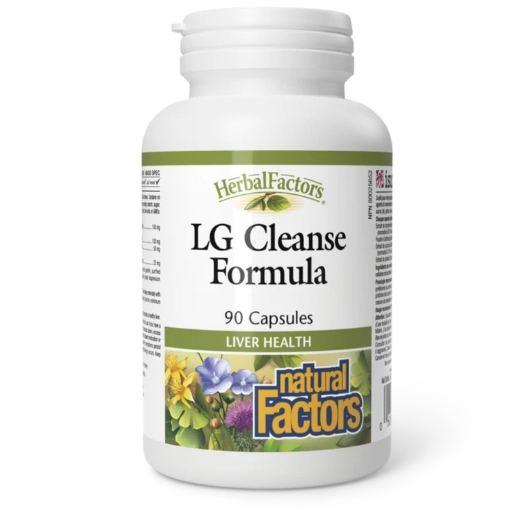 Natural Factors Herbal Factors LG Cleanse Formula | 90 Capsules