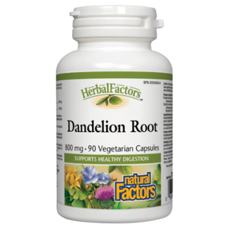 Natural Factors Dandelion Root 800 mg Capsules