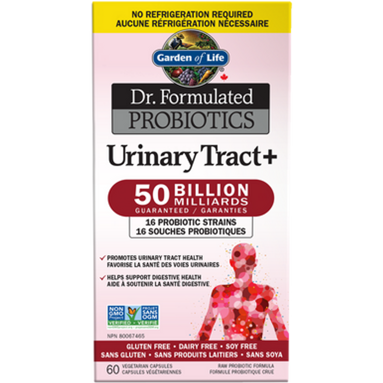 Garden of Life Dr. Formulated Urinary Tract+ Probiotics  Capsules
