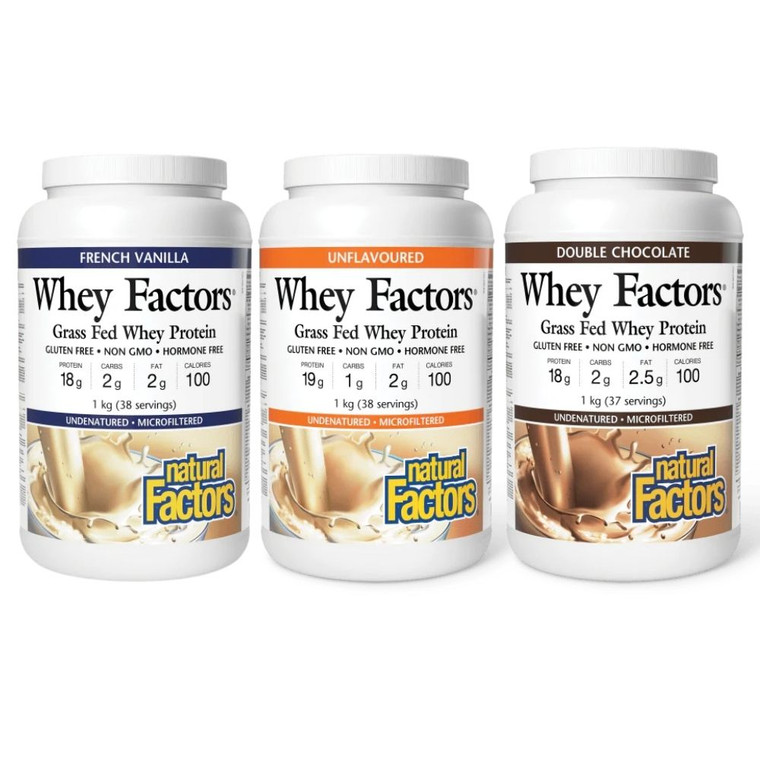 Natural Factors Whey Factors Protein Powder | 1 Kg