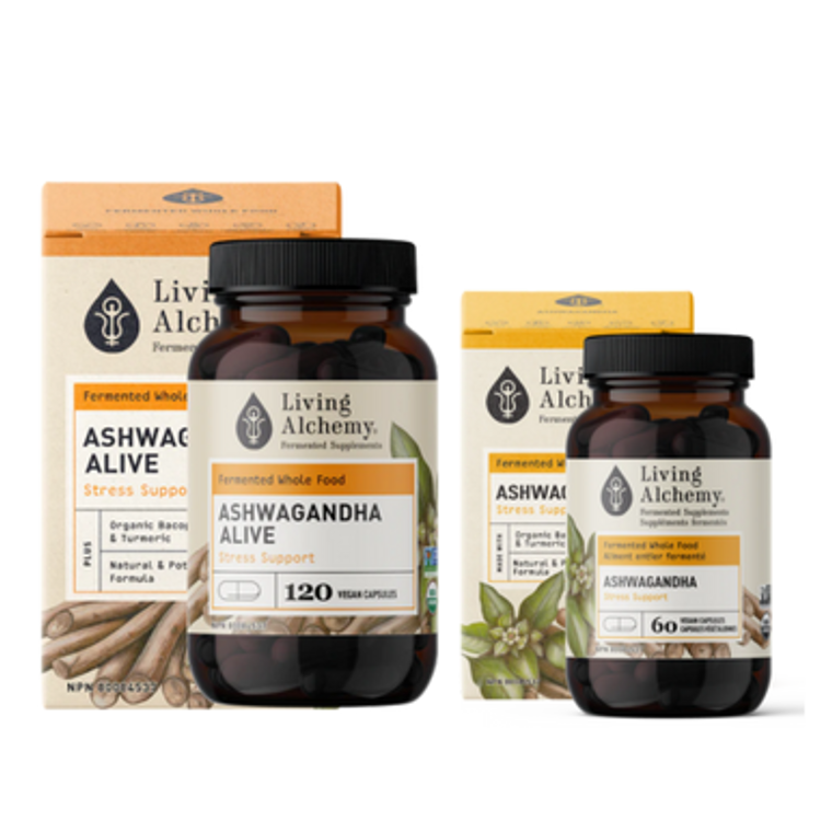 Living Alchemy Ashwagandha Stress Support Capsules