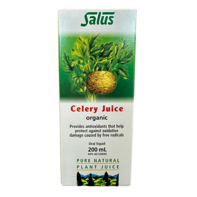 Salus Organic Celery Juice - front label