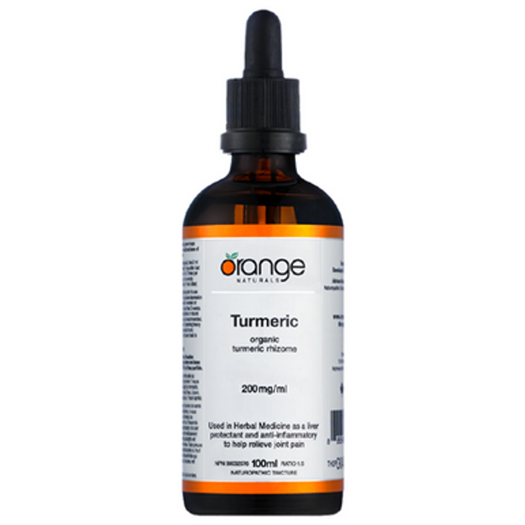 Orange Naturals Organic Turmeric Rhizome Tincture | 100mL Orange Naturals Organic Turmeric Rhizome Tincture | 100mL