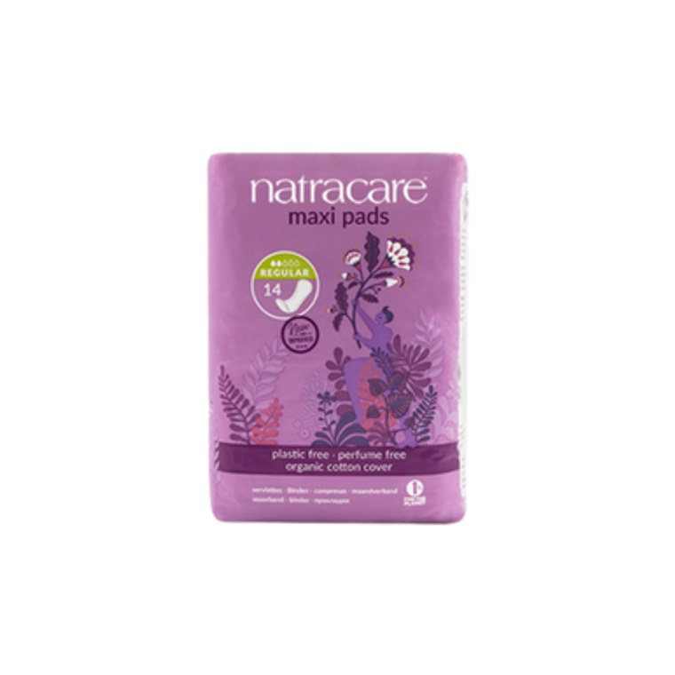 NatraCare Maxi Pads | 14 Pack