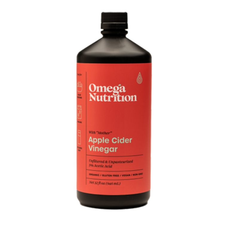 Omega Nutrition Organic Apple Cider Vinegar 946 mL