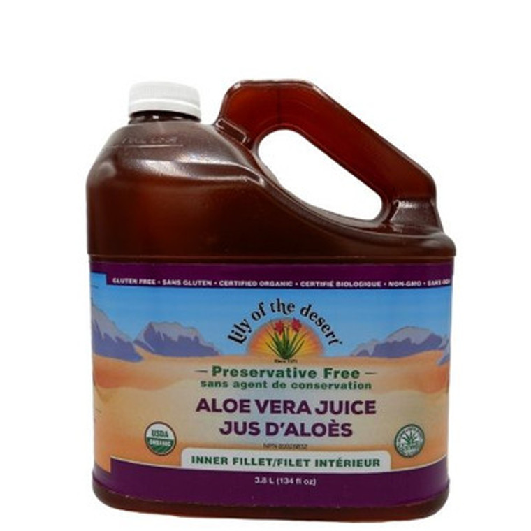 Lily of the Desert Inner Fillet Aloe Vera Juice 3 Litres Lily of the Desert Inner Fillet Aloe Vera Juice 3 Litres