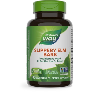 Nature's Way Slippery Elm Bark | 100 Capsules