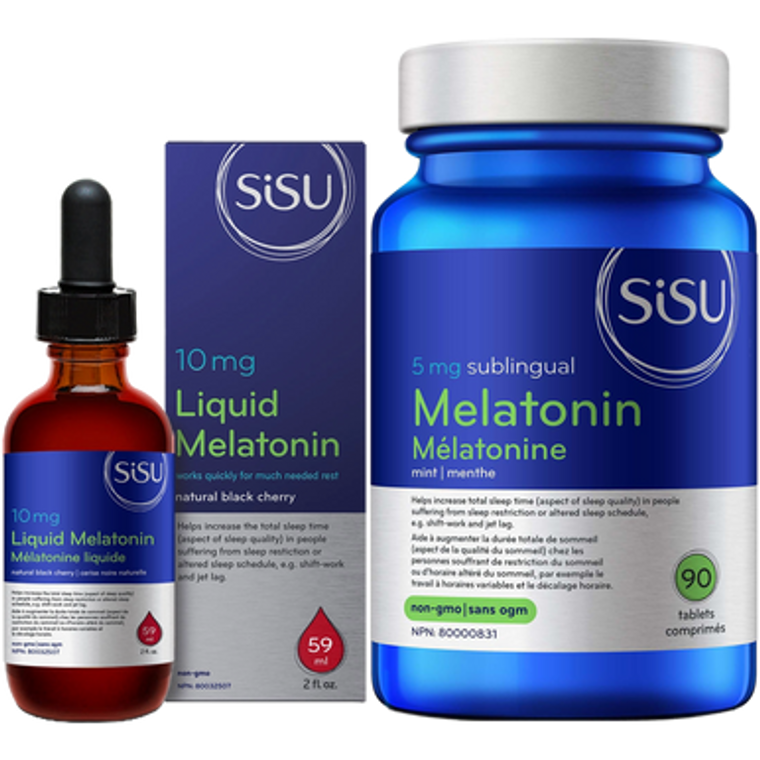 Sisu Melatonin Tablets or Liquid - 59ml, 90tablets