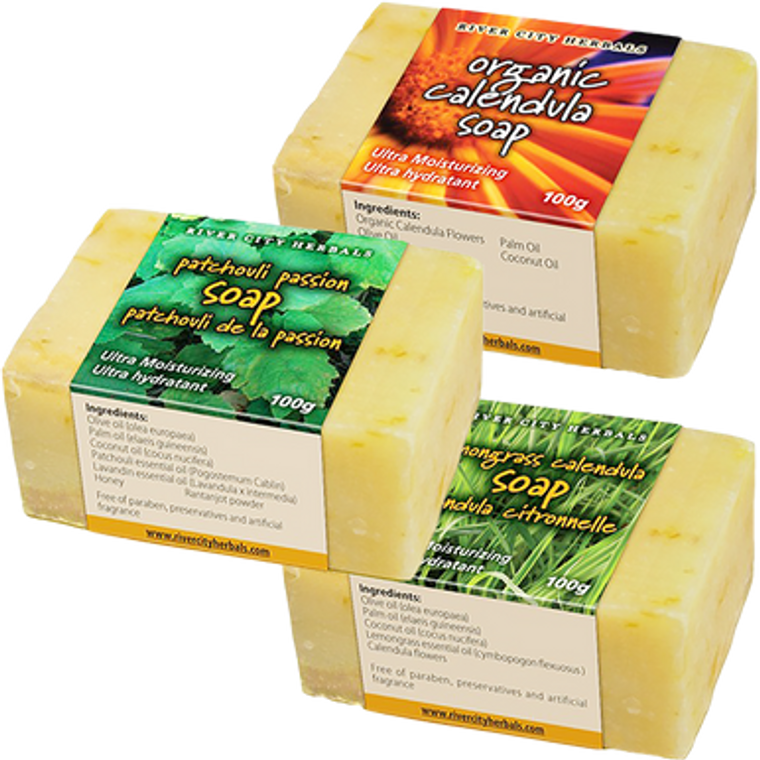 River City Herbals Bar Soap - scent variants