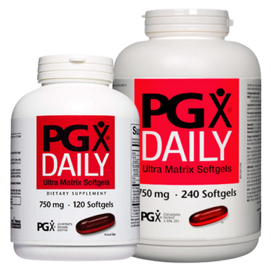 Natural Factors PGX Daily Ultra Matrix Softgels - sizes