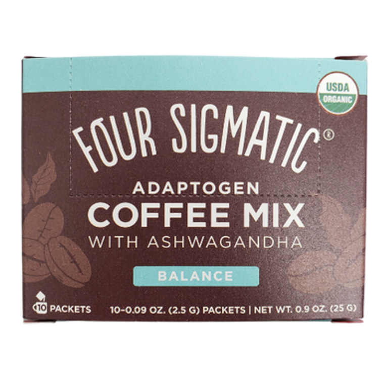 Four Sigmatic Adaptogen Coffee Mix with Ashwagandha | 10 Packets