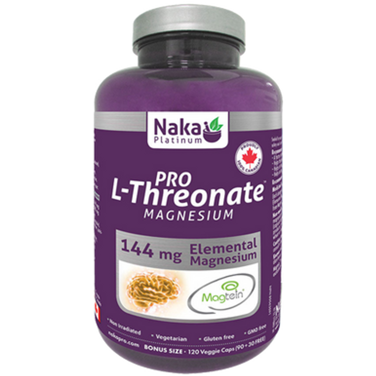 Naka Pro L-Threonate Magnesium Bonus Size Capsules