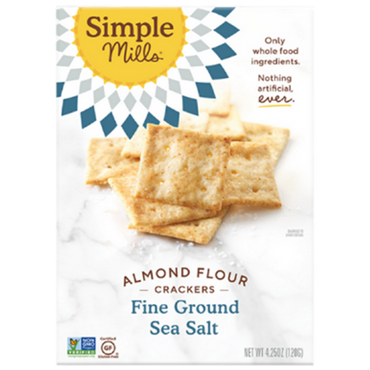 Simple Mills Almond Flour Crackers Fine Ground Sea Salt