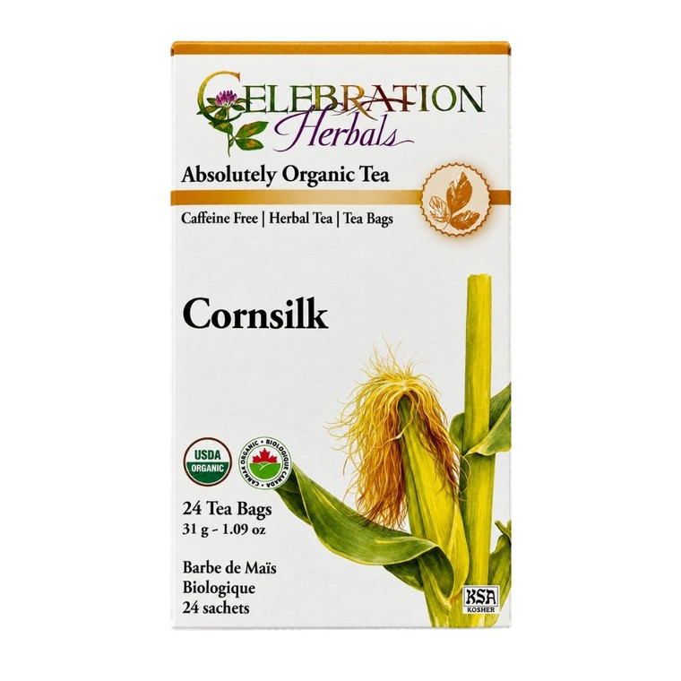 Celebration Herbals Organic Cornsilk Herbal Tea | 24 Tea Bags