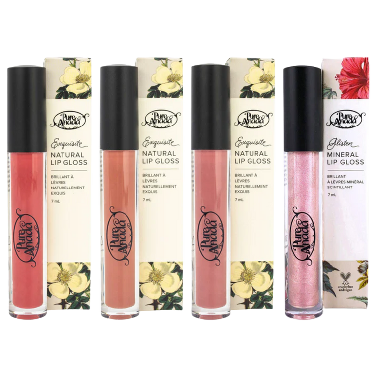 Pure Anada Exquisite Natural Lip Gloss | 7ml - shade variants Pure Anada Exquisite Natural Lip Gloss | 7ml - shade variants