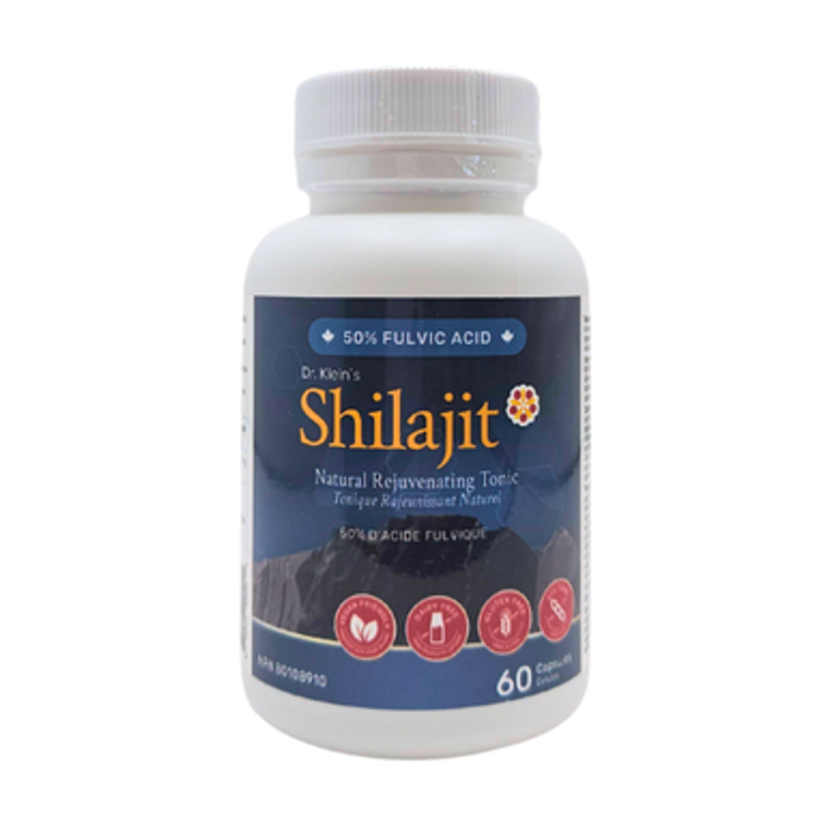 Nanton Nutraceuticals Dr. Klein's Shilajit Natural Rejuvenating Tonic Capsules - front label Nanton Nutraceuticals Dr. Klein's Shilajit Natural Rejuvenating Tonic Capsules - front label